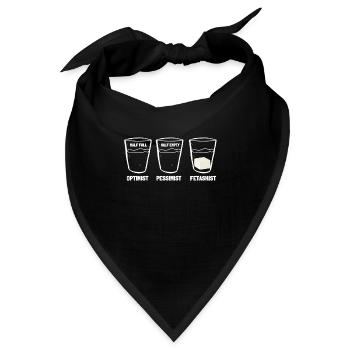 Feta Greek Feta Cheese Lover And Greek Foodlover - Bandana - Schwarz - Vorne