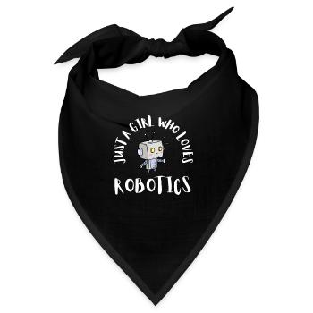 Robotics Robots Droid Builder And Robotics - Bandana - Schwarz - Vorne