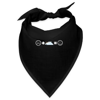 Glazier Glass Fitter And Glass Setter Window - Bandana - Schwarz - Vorne