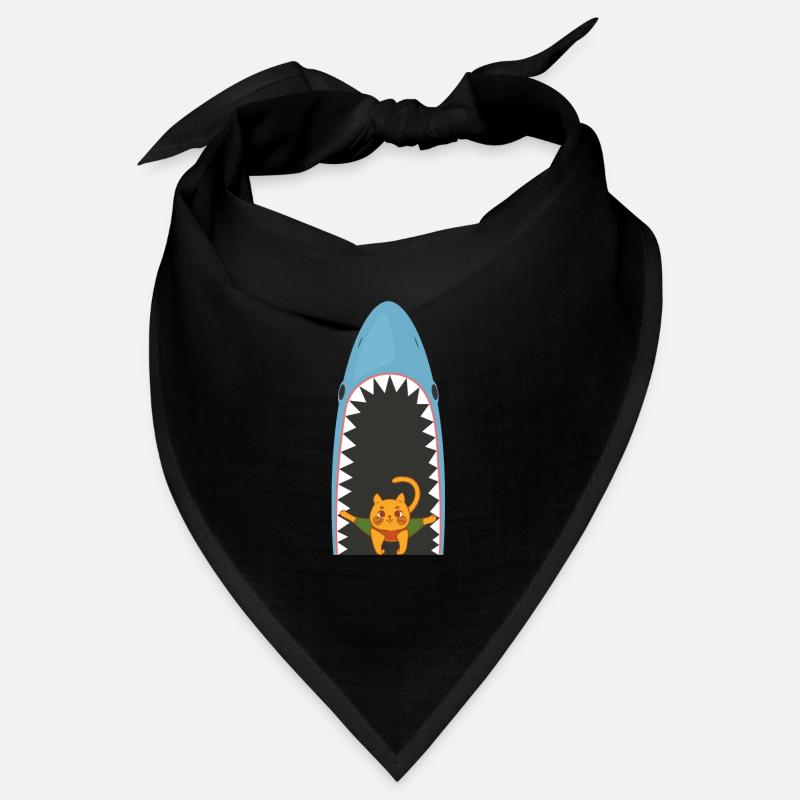 Shark Eating Cat Bandana