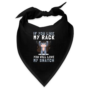 Weight Lifting Power Snatch - Bandana - Schwarz - Vorne