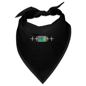 Irish Ireland Dublin Flag - Bandana - Schwarz - Vorne