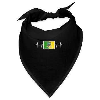 Irish Ireland Meath Flag - Bandana - Schwarz - Vorne