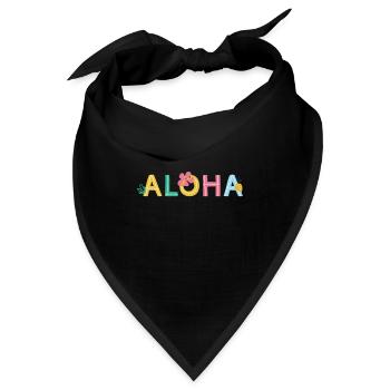 Waikiki Honolulu Island - Bandana - Schwarz - Vorne