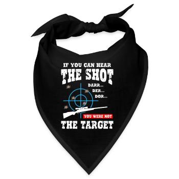 You Were Not The Target - Sniper - Bandana - Schwarz - Vorne