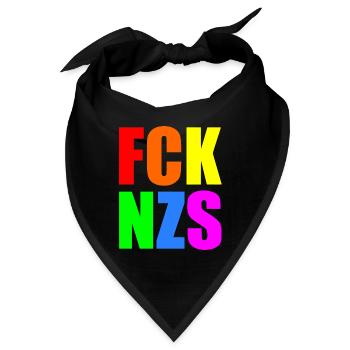 Fck nzs - Bandana - Schwarz - Vorne