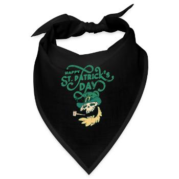 St Patricks Day, - Bandana - Schwarz - Vorne