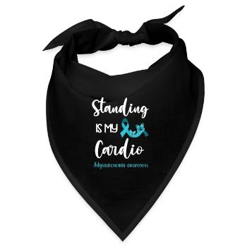 Dysautonomie Geschenk POTS Riley Day Syndrom - Bandana - Schwarz - Vorne