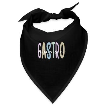 Krankenschwester Gastroenterologie Endoskopie - Bandana - Schwarz - Vorne