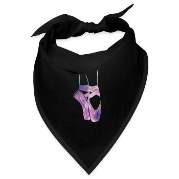 Balletttänzerin Ballerina Balletttanz Ballerina - Bandana - Schwarz - Vorne