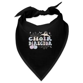Choir Director Halloween Musical Choir Director - Bandana - Schwarz - Vorne