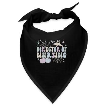 Director Of Nursing Halloween Nursing Director - Bandana - Schwarz - Vorne