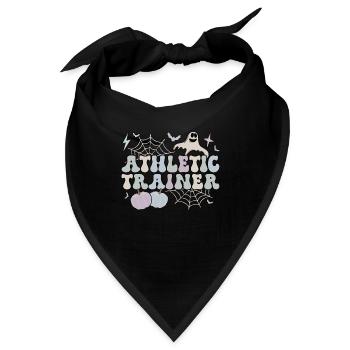 Certified Athletic Trainer Halloween AT Gifts - Bandana - Schwarz - Vorne