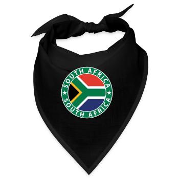 South Africa - Bandana - Schwarz - Vorne