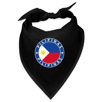 Philippinen - Bandana - Schwarz - Vorne