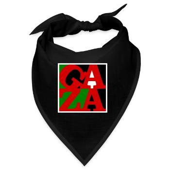 Gaza - Bandana - Schwarz - Vorne