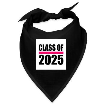 Class of 2025 - Bandana - Schwarz - Vorne