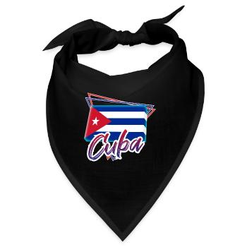 Kuba - Bandana - Schwarz - Vorne