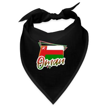 Oman - Bandana - Schwarz - Vorne