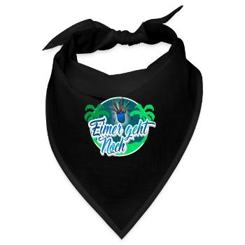 Eimer Geht Noch Eimer Saufen Mallorca - Bandana - Schwarz - Vorne