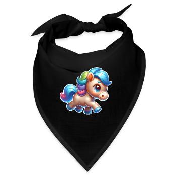 Pony - Bandana - Schwarz - Vorne