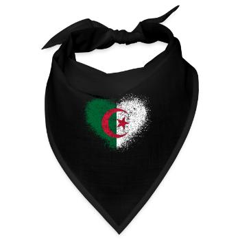 Algerien - Bandana - Schwarz - Vorne
