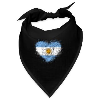 Argentinien - Bandana - Schwarz - Vorne