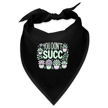 Du brauchst keinen Anzug - Bandana - Schwarz - Vorne