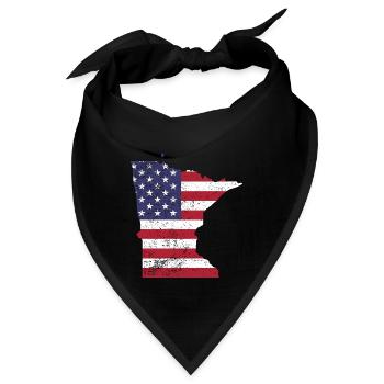 Minnesota - Bandana - Schwarz - Vorne