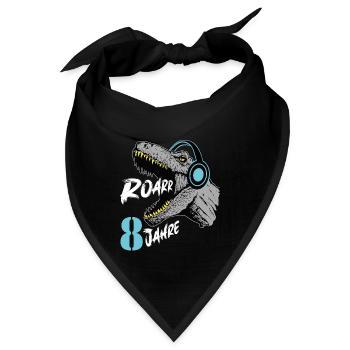 Tyrannosaurus 8 Jahre - Bandana - Schwarz - Vorne