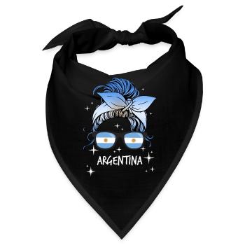 Argentinien - Bandana - Schwarz - Vorne