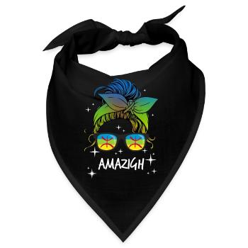 Amazigh - Bandana - Schwarz - Vorne