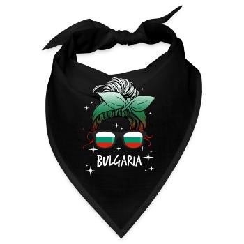 Bulgarien - Bandana - Schwarz - Vorne