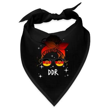 DDR - Bandana - Schwarz - Vorne