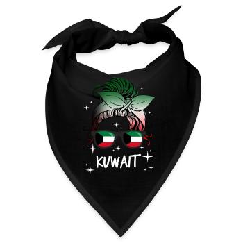 Kuwait - Bandana - Schwarz - Vorne