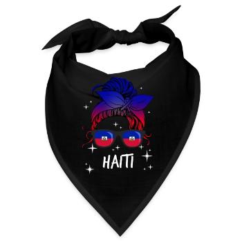 Haiti - Bandana - Schwarz - Vorne