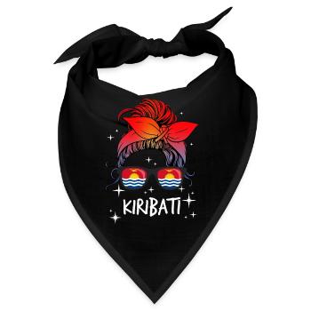 Kiribati - Bandana - Schwarz - Vorne