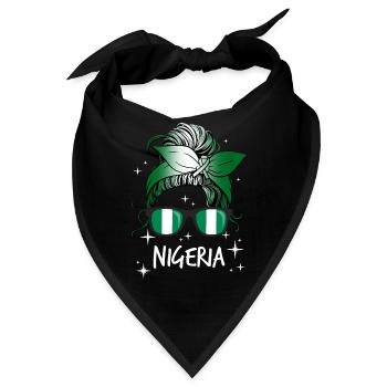 Nigeria - Bandana - Schwarz - Vorne