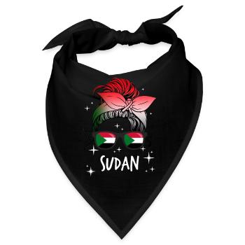 Sudan - Bandana - Schwarz - Vorne