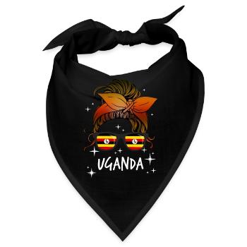 Uganda - Bandana - Schwarz - Vorne