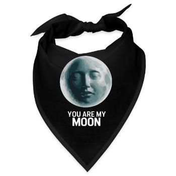 You Are My Moon für einen Mond Fan - Bandana - Schwarz - Vorne
