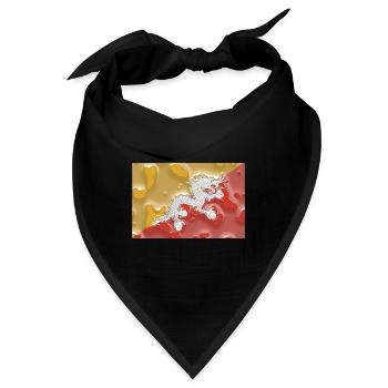 Bhutan - Bandana - Schwarz - Vorne