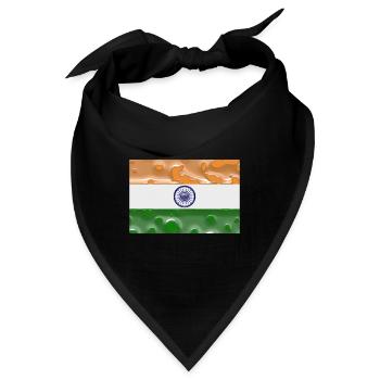 Indien - Bandana - Schwarz - Vorne