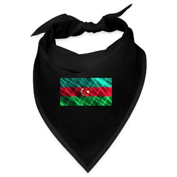 Aserbaidschan - Bandana - Schwarz - Vorne