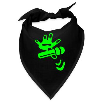 Mike Drop Icon - Bandana - Schwarz - Vorne