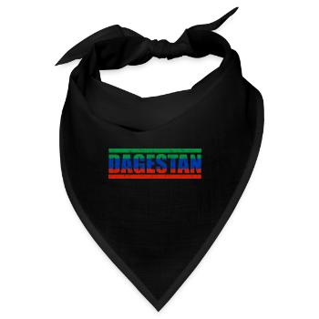 Dagestan - Bandana - Schwarz - Vorne