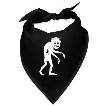 Lustiger Zombie, cooles Design für den Zombies Fan - Bandana - Schwarz - Vorne