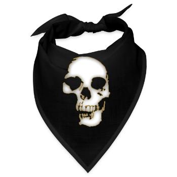 Skull - Bandana - Schwarz - Vorne