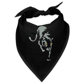 Panther - Bandana - Schwarz - Vorne