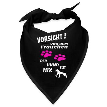 Hund & Frauchen - Bandana - Schwarz - Vorne